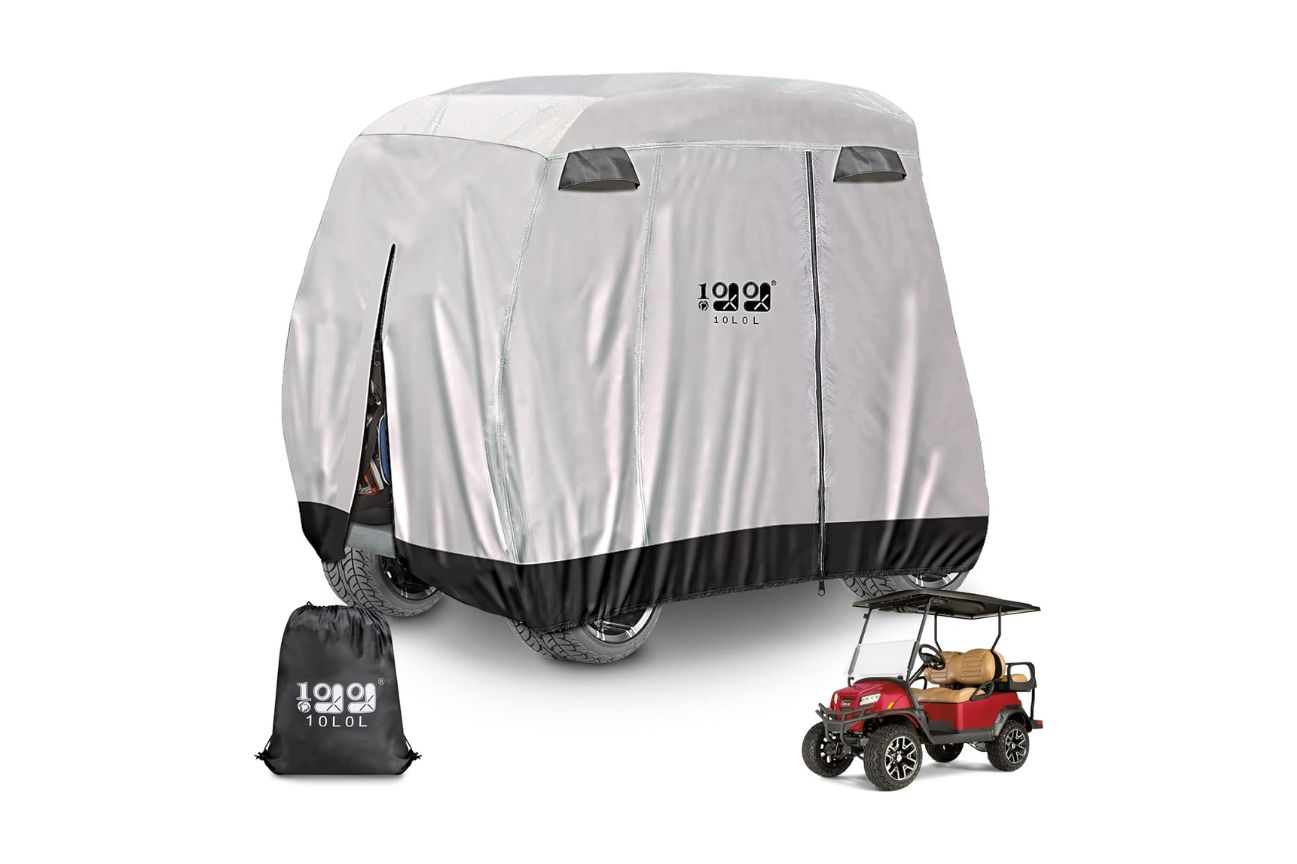 10L0L 4 Passenger Golf Cart Cover