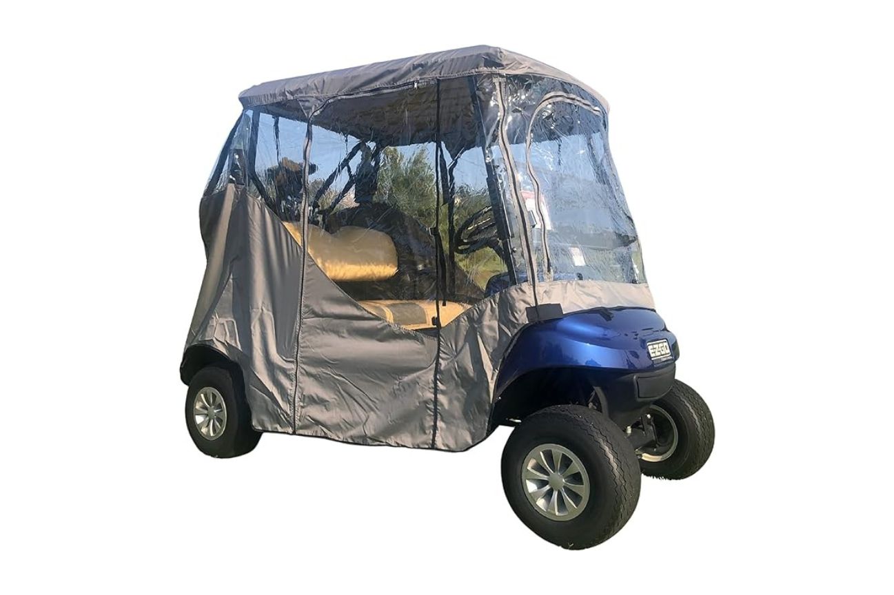 Formosa Covers 2 Passenger Golf Cart Driving Enclosure