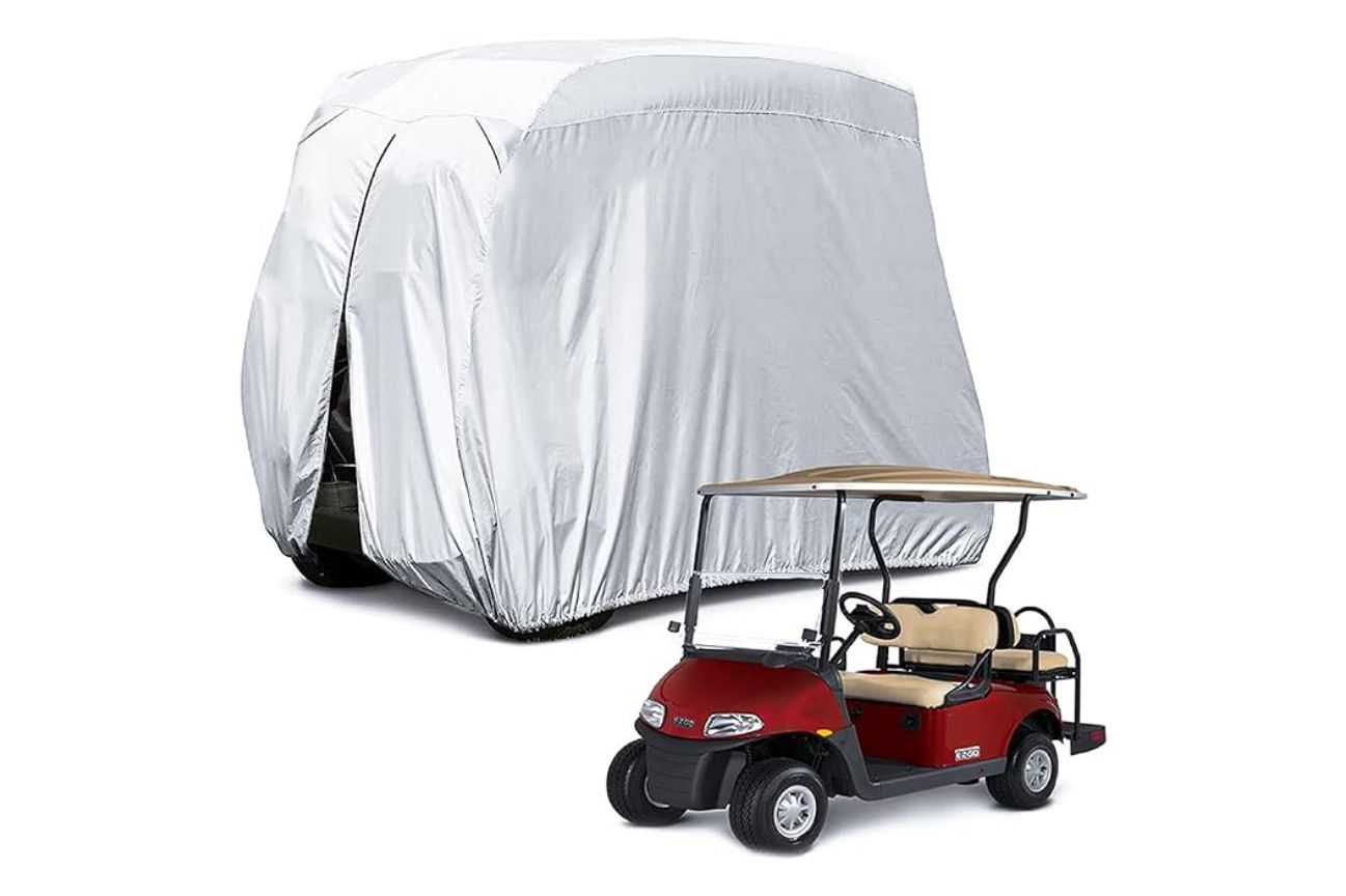 Himal 4 Passenger 400D Waterproof Sunproof Golf Cart Cover